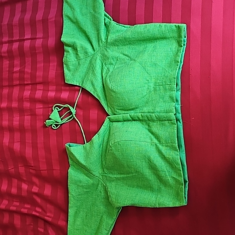 New Green Crop Top/ Blouse